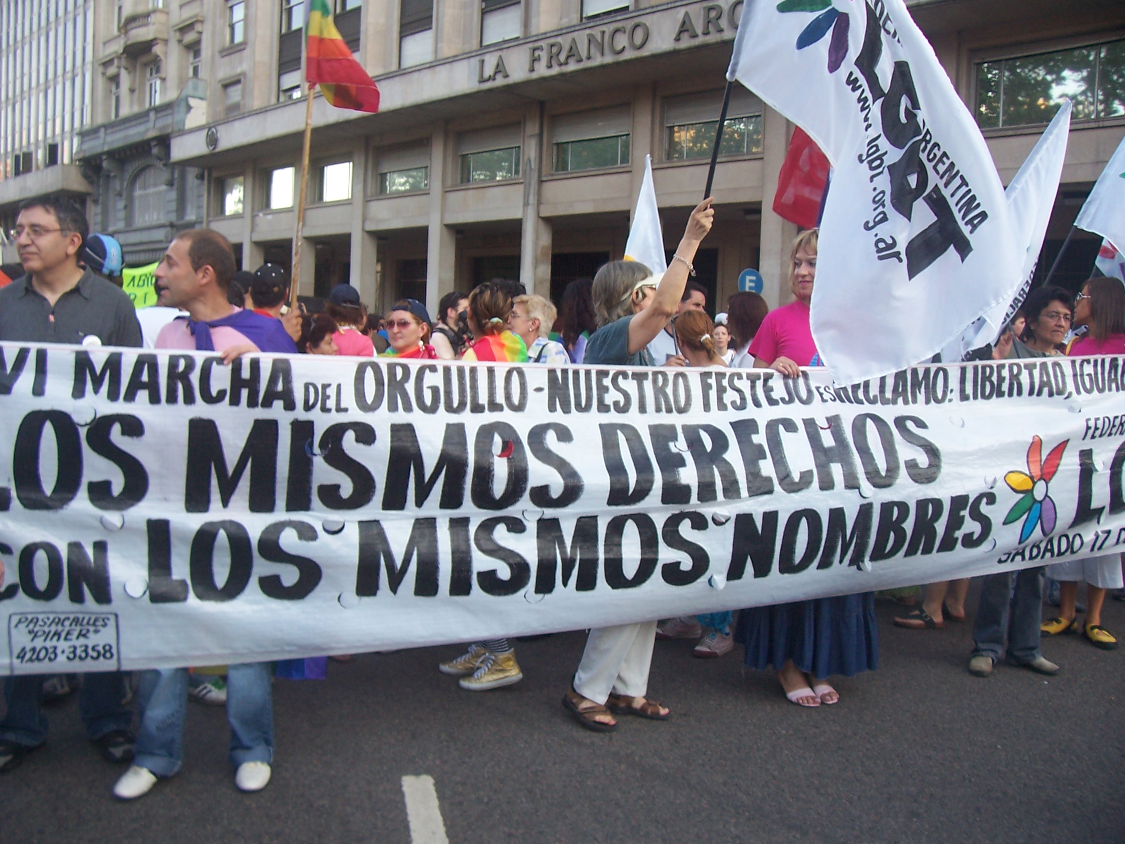 Marcha del Orgullo LGBTIQ y minorías con voz. Ley de cupo laboral trans en Santa Fe