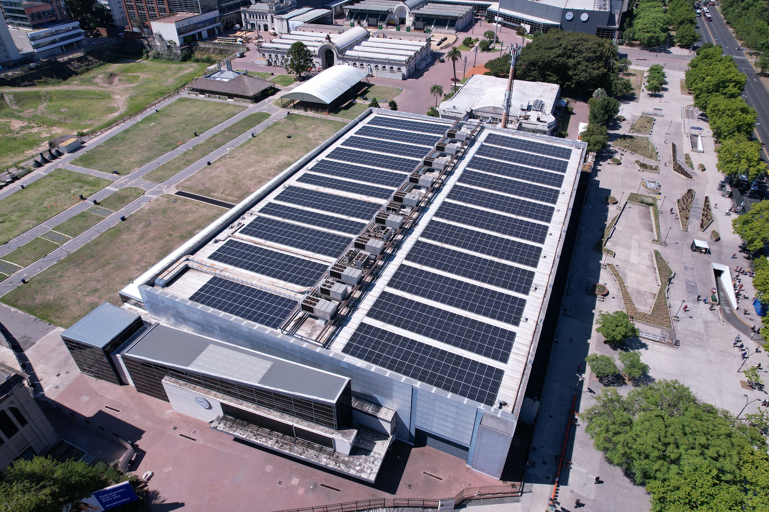 Energía limpia I La Rural invirtió cerca de USD 1 millón en la instalación del parque de energía solar privado más grande de la Ciudad de Buenos Aires