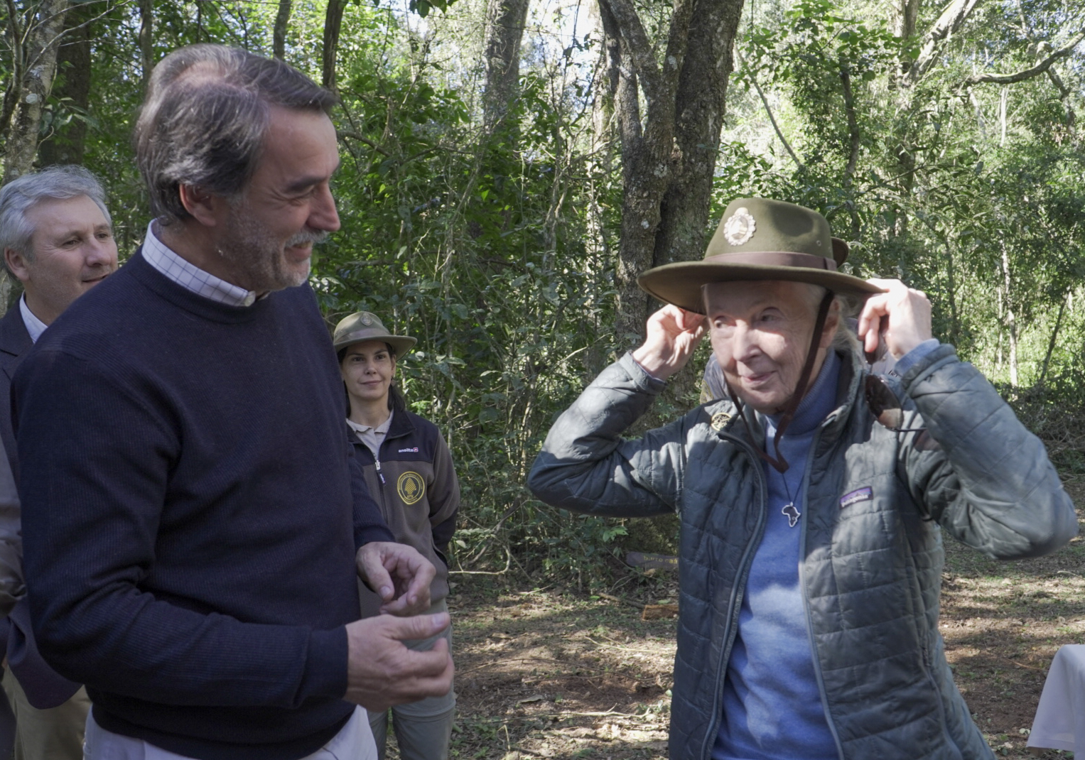 Jane Goodall, la prestigiosa primatologa, Guardaparque Honoraria en Iguazú