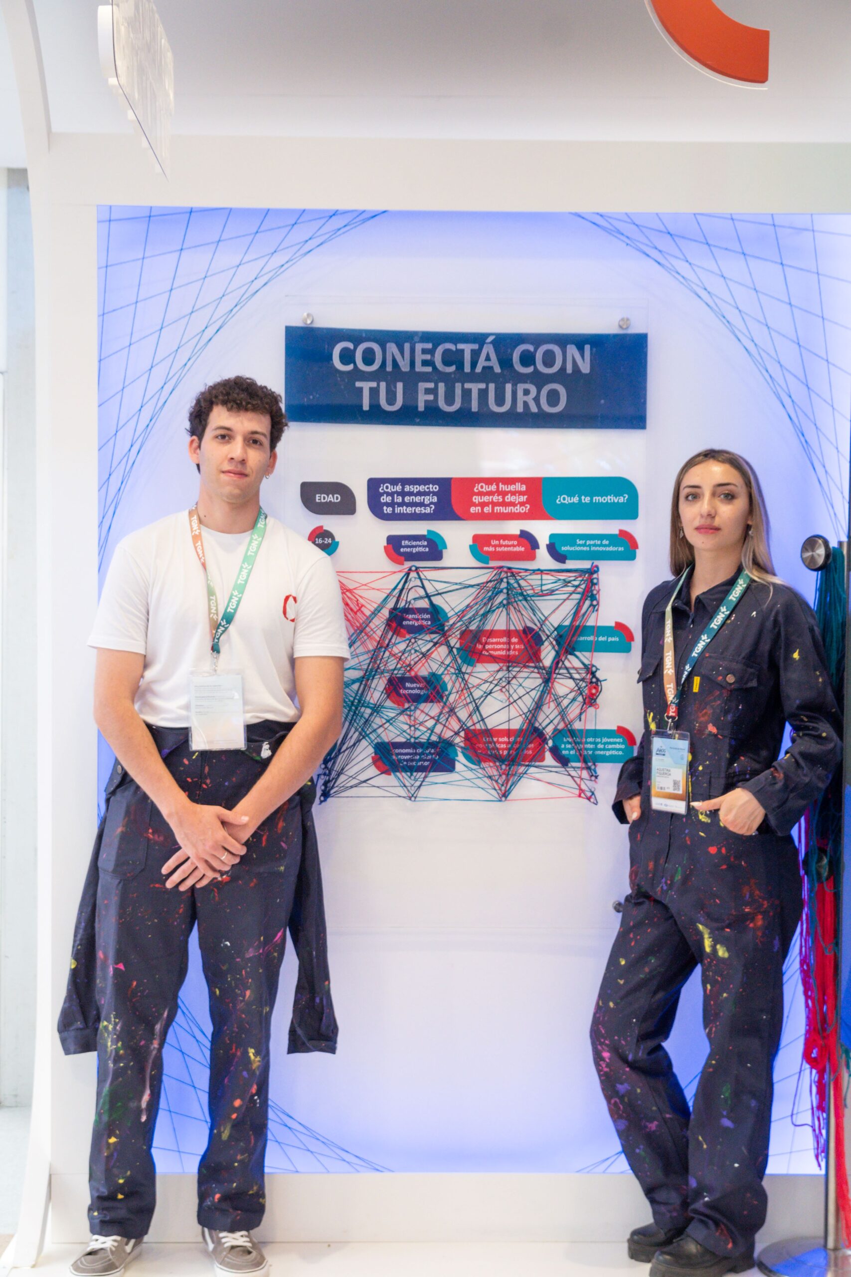 TGN conecta con el futuro: el mural que revela las aspiraciones de los jóvenes en la AOG Patagonia 2024