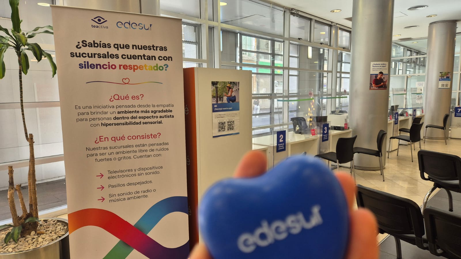 Oficinas de Edesur certificadas para personas con autismo